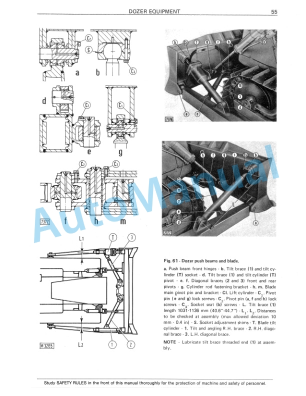 Fiatallis 14C Crawler Dozer Service Manual 60406290-5