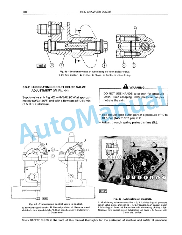 Alternative view of Fiatallis 14C Crawler Dozer Service Manual 60406342