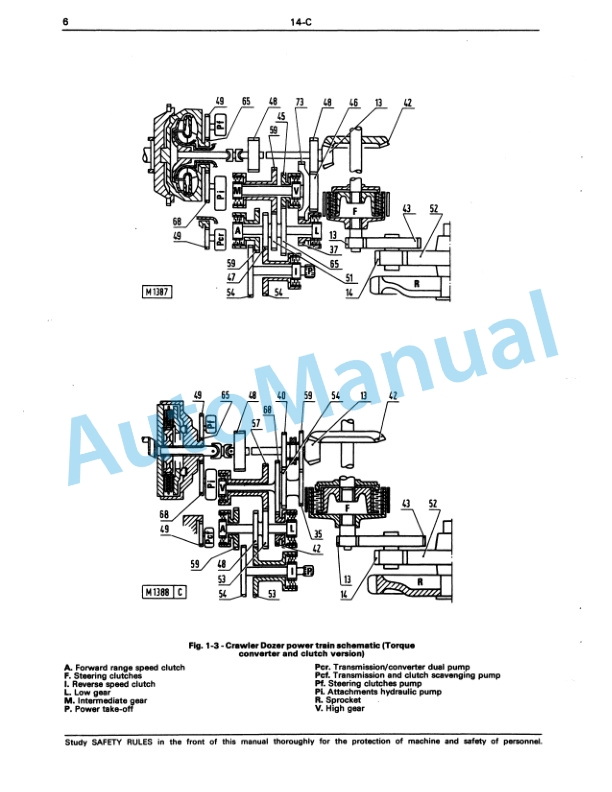 Fiatallis 14C Crawler Dozer Service Manual 60406348-4