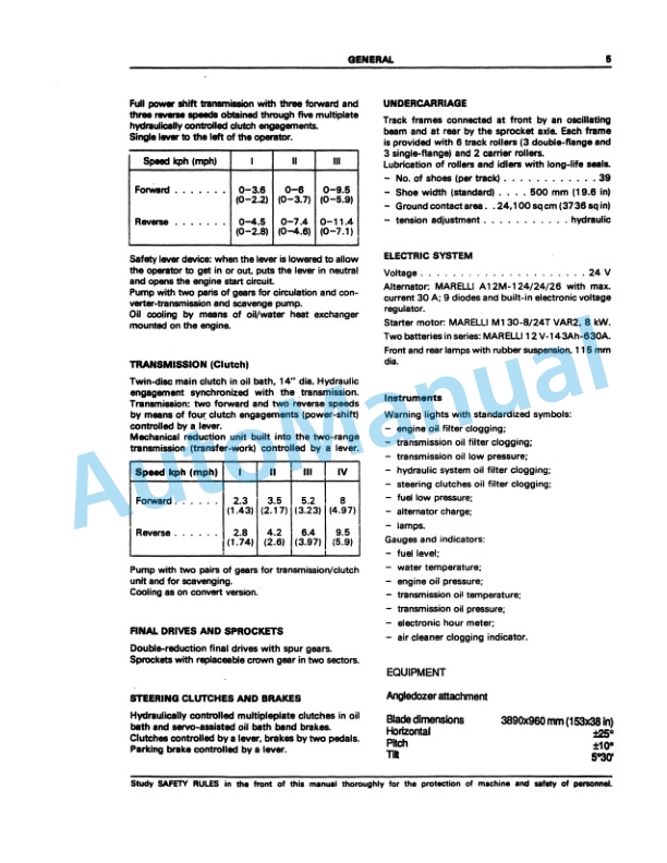 Fiatallis 14C Dozer Service Manual 73153736-4
