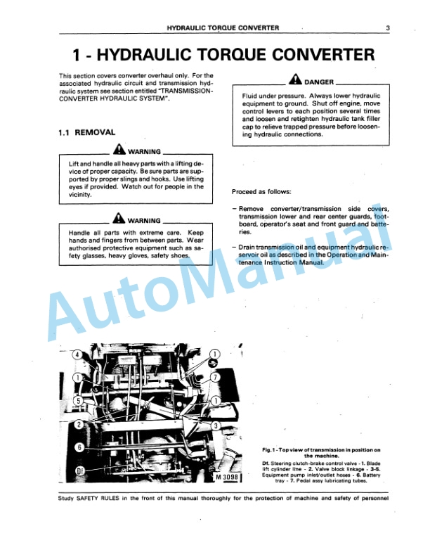 Fiatallis 14C Dozer Service Manual 73153737-2