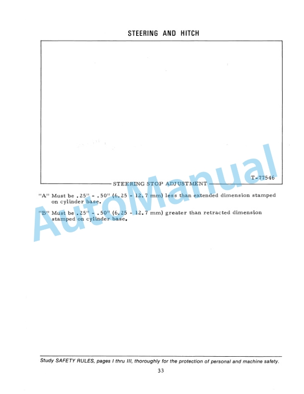 Fiatallis 161 Tractor Scraper-Specification Service Manual 73112987-4