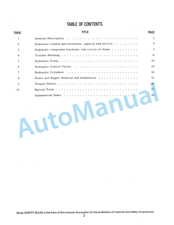 Alternative view of Fiatallis 16B Crawler Tractor Service Manual 70674538