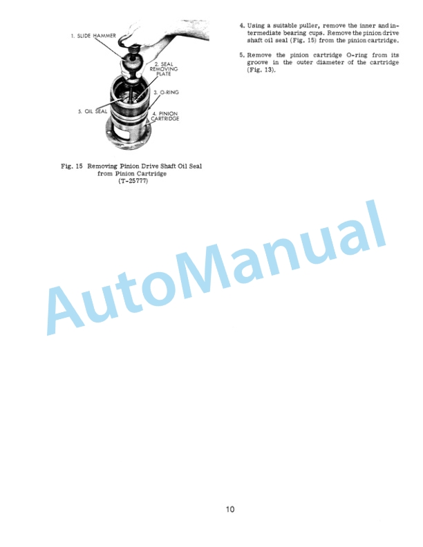Fiatallis 260, 260A Tractor Scraper - 260E, 260EA Elevating Tractor Scraper Service Manual 70197345-3