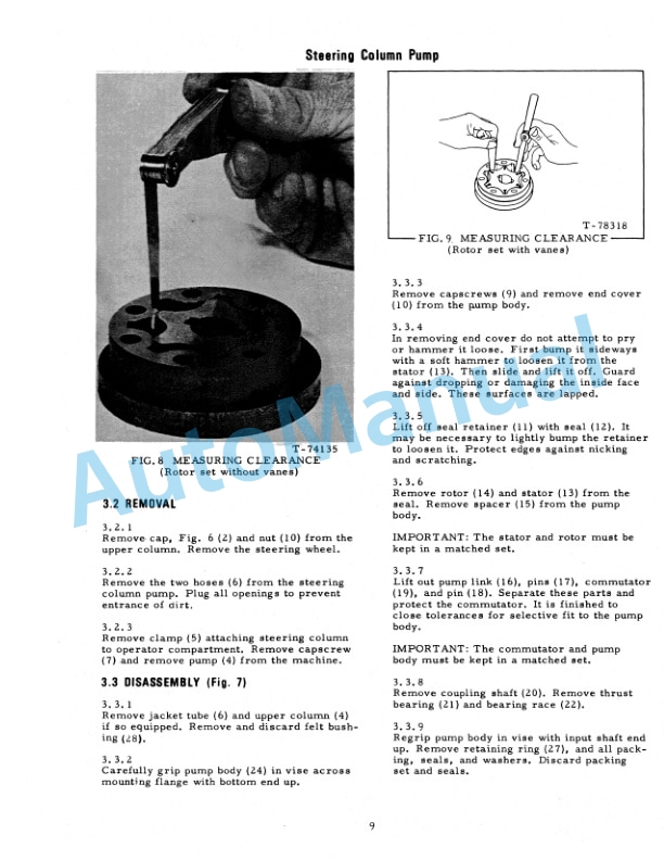 Fiatallis 260A, 260EA, 260B, 261B, 262B, 263B, 460C Tractor Scraper Service Manual 70689739-4