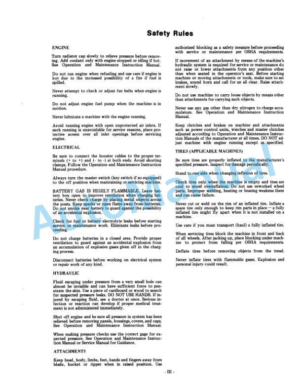 Alternative view of Fiatallis 65 Motor Grader Service Manual 70683873