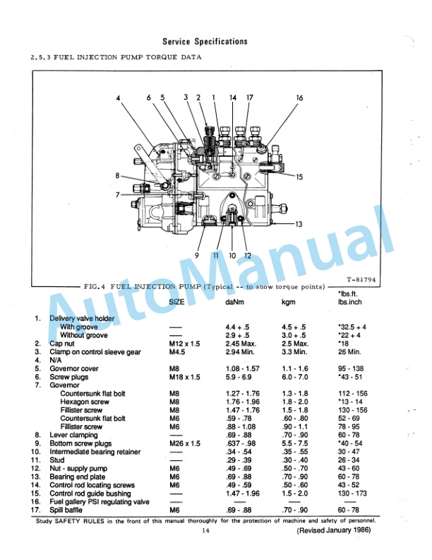 Fiatallis 65B Motor Grader Service Manual 73119389-4