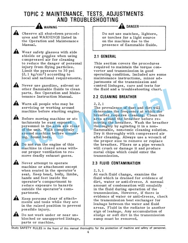 Alternative view of Fiatallis 65B Motor Grader Service Manual 73122741