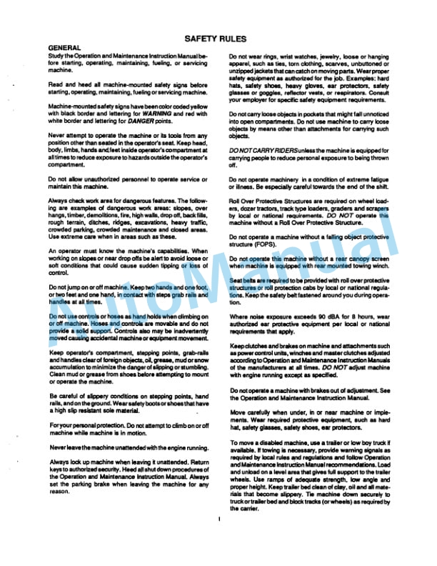 Alternative view of Fiatallis 65B Motor Grader Service Manual 73123076