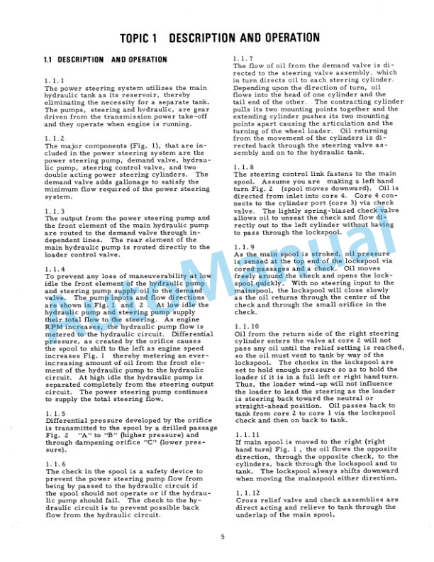 Alternative view of Fiatallis 745, 745H, 745B, 745HB, 745C Wheel Loader Service Manual 73055601