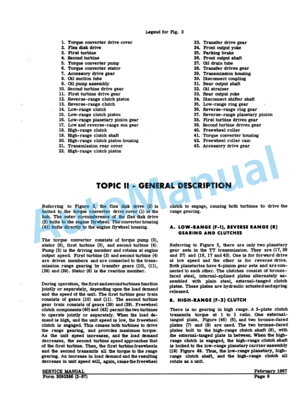 Alternative view of Fiatallis 745, 745H Wheel Loader Service Manual 73050386