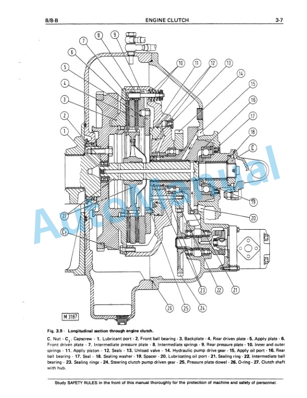 Fiatallis 8, 8B Crawler Dozer Service Manual 60406248-2