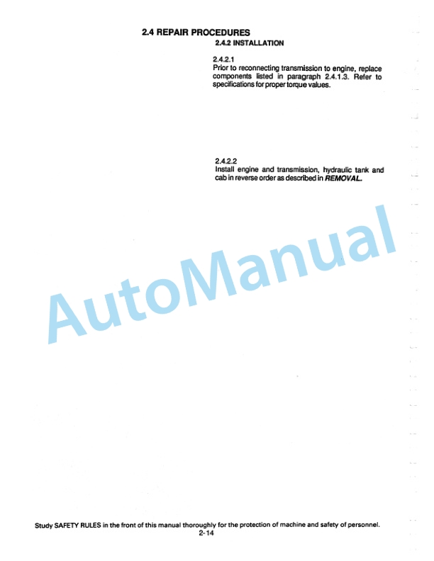 Alternative view of Fiatallis 8045.25 Engine Service Manual 60406494