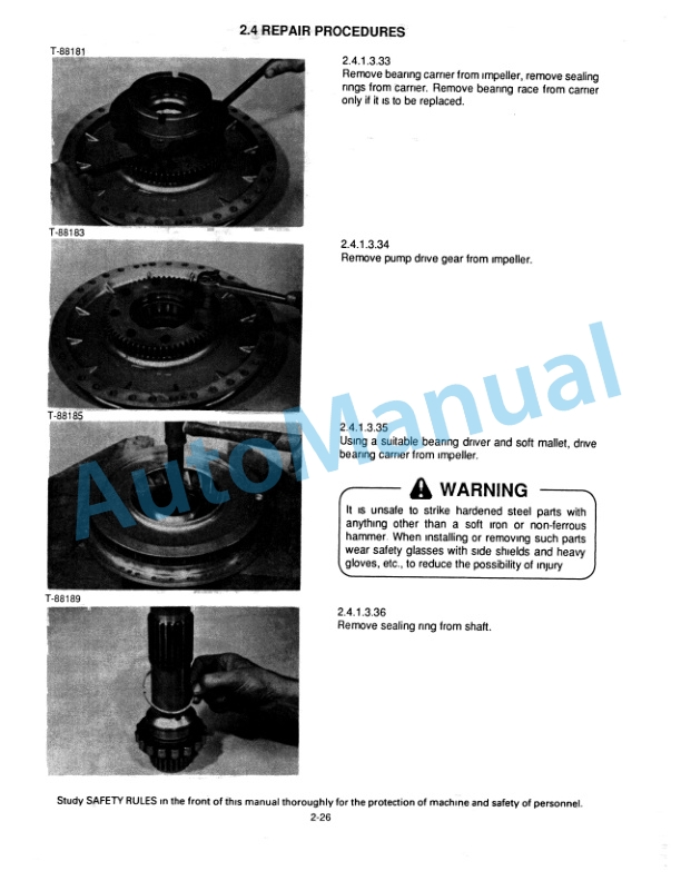 Alternative view of Fiatallis 8365 Engine Service Manual 60406293