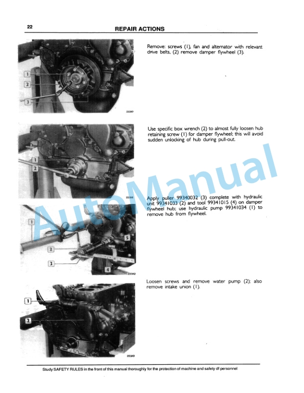 Fiatallis 8465 Engine Service Manual 60406543-3