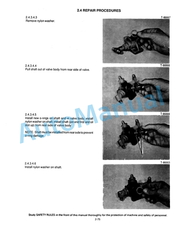 Alternative view of Fiatallis FD14E Crawler Tractor Service Manual 73156500
