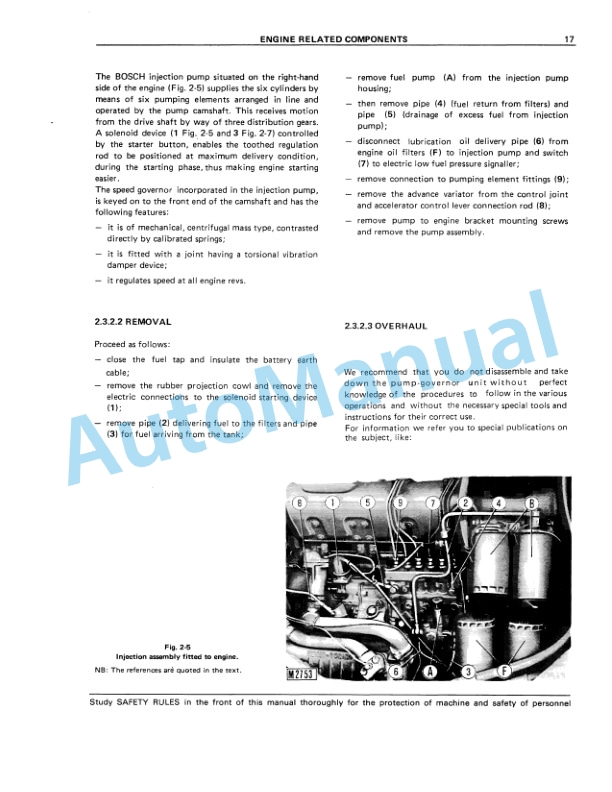 Alternative view of Fiatallis FD20 Dozer Service Manual 73158156