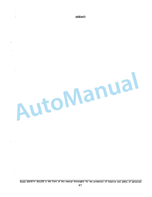 Fiatallis FD30 Crawler Tractor Service Manual 73127701-5
