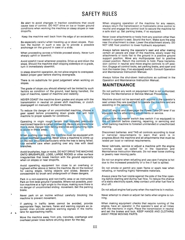 Fiatallis FD30B Dozer Service Manual 73153880-2