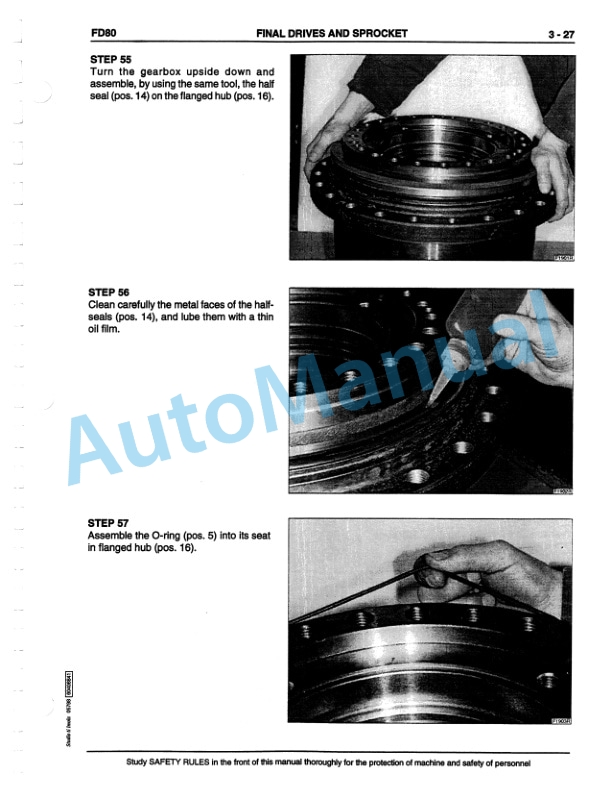 Fiatallis FD80 Hydrostatic Crawler Dozer Service Manual 60406841-4