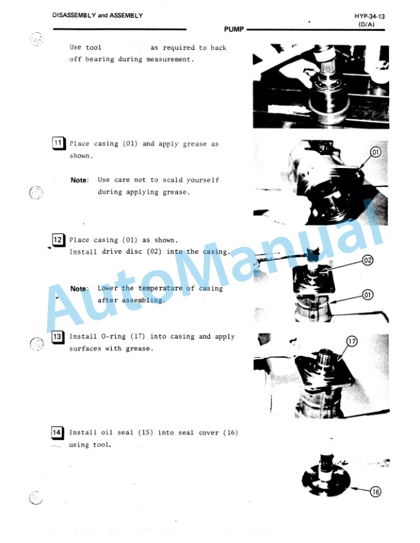 Alternative view of Fiatallis FH200 Hydraulic Excavator Service Manual 73158520