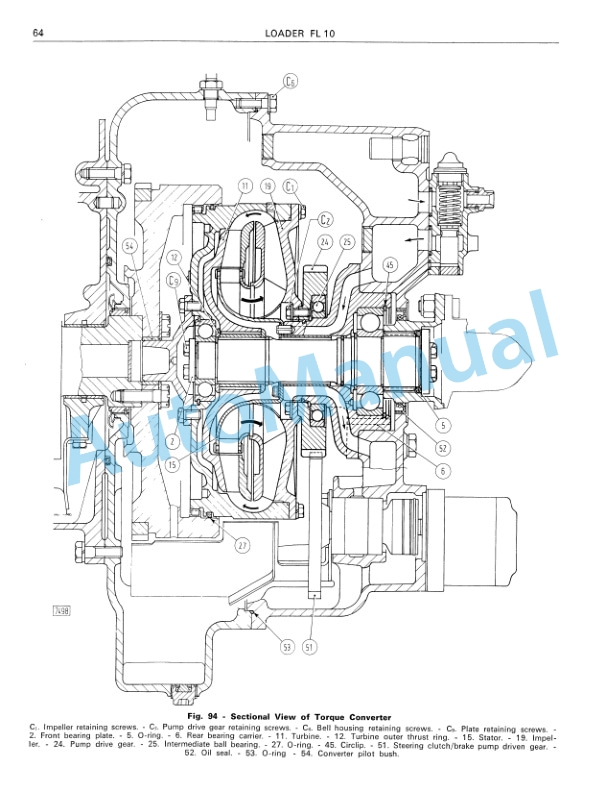 Fiatallis FL10, FL10B Crawler Loader - 10, 10B Dozer Service Manual 60406077-2