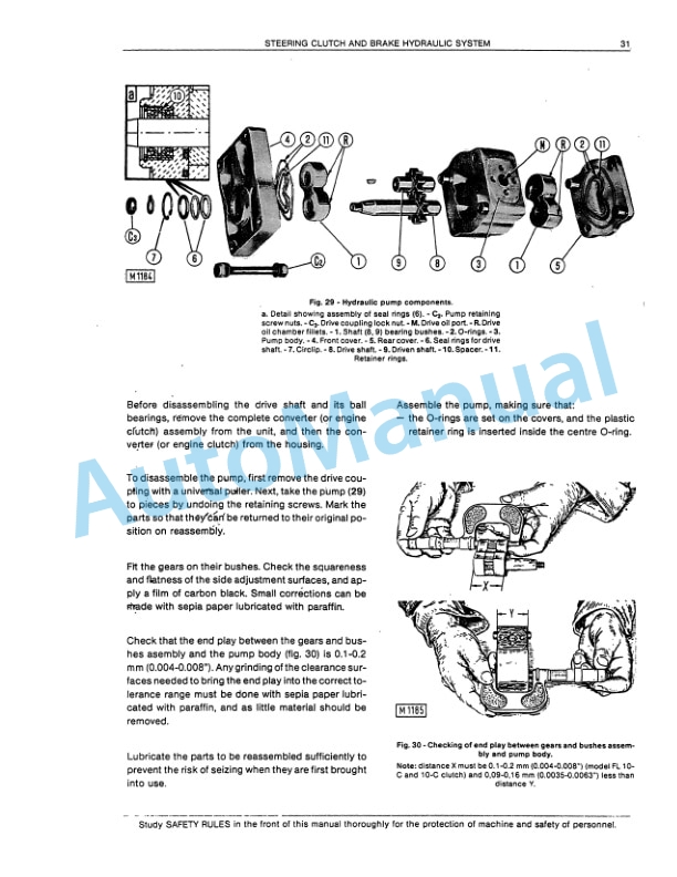 Fiatallis FL10C, 10C Service Manual 60406225-4