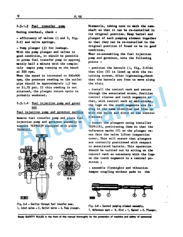 Fiatallis FL10C Crawler Loader Service Manual 60406262-4