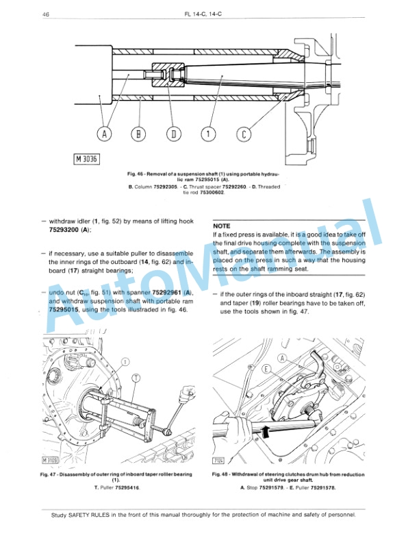 Fiatallis FL14C, 14C Crawler Dozer Service Manual 60406292-5