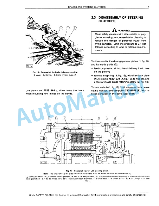 Fiatallis FL14C, 14C Dozer Service Manual 73153738-3