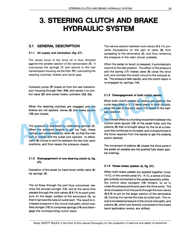 Fiatallis FL14C, 14C Dozer Service Manual 73153738-4