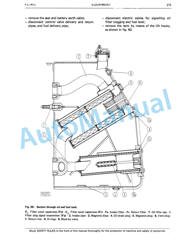 Fiatallis FL14C Crawler Dozer Service Manual 60406291-4