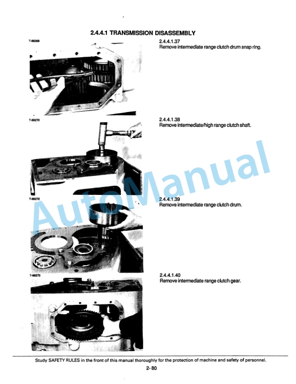 Alternative view of Fiatallis FL14E Crawler Loader Service Manual 73152729