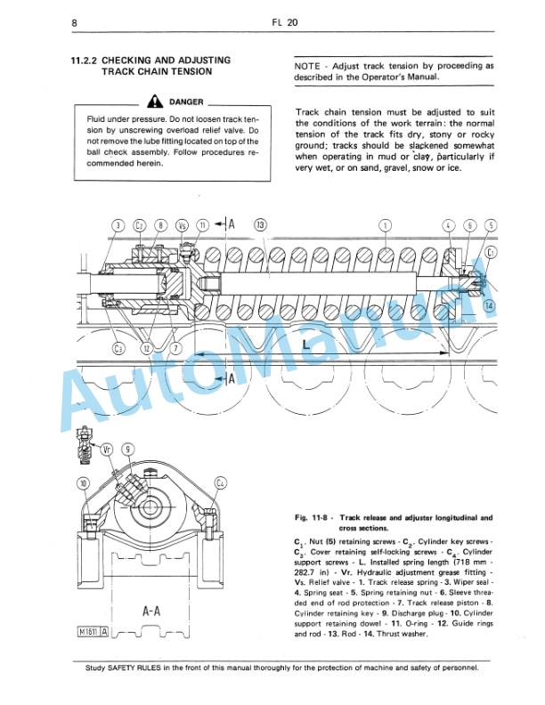 Fiatallis FL20 Crawler Loader Service Manual 60406109-2