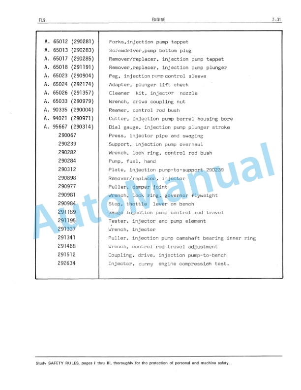 Alternative view of Fiatallis FL9 Crawler Loader Service Manual 60406052