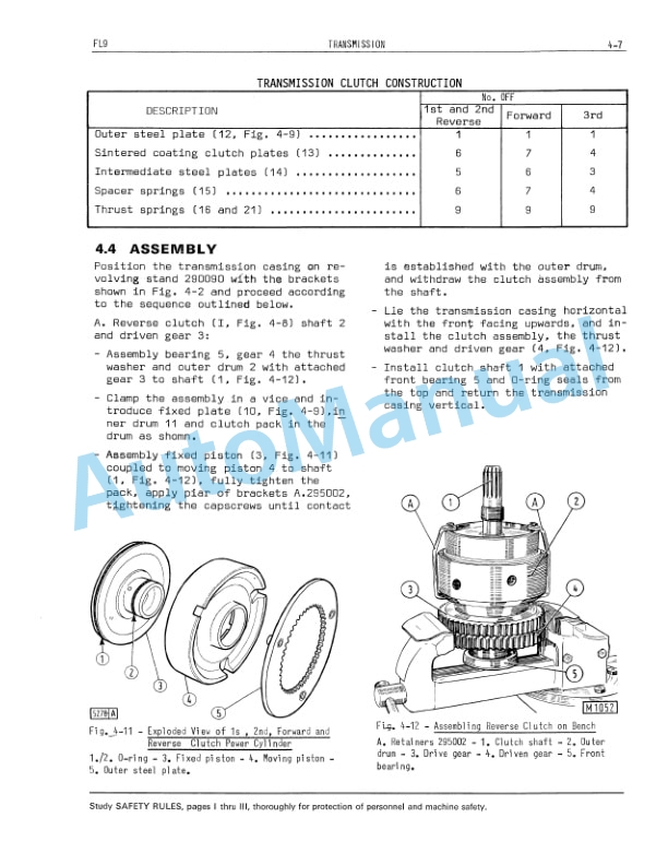 Fiatallis FL9 Crawler Loader Service Manual 60406053-3