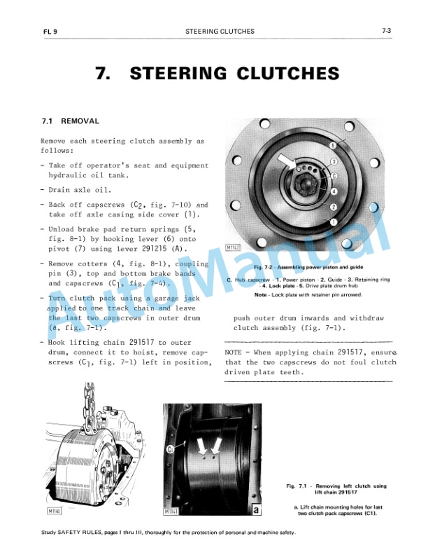 Fiatallis FL9 Crawler Loader Service Manual 60406054-3