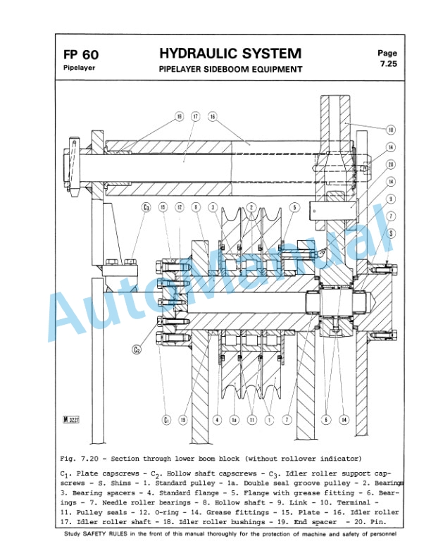 Fiatallis FP60 Pipelayer Service Manual 60406271-5