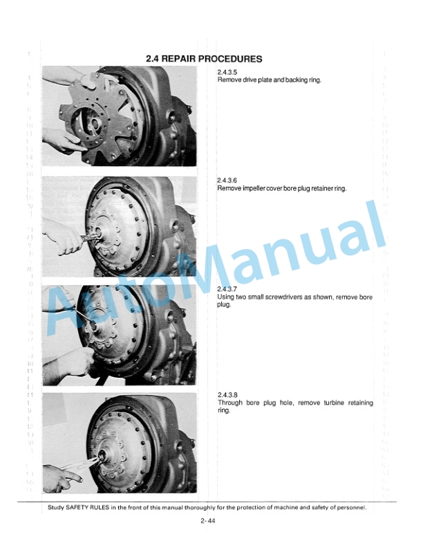 Alternative view of Fiatallis FR10B Wheel Loader Service Manual 73151988