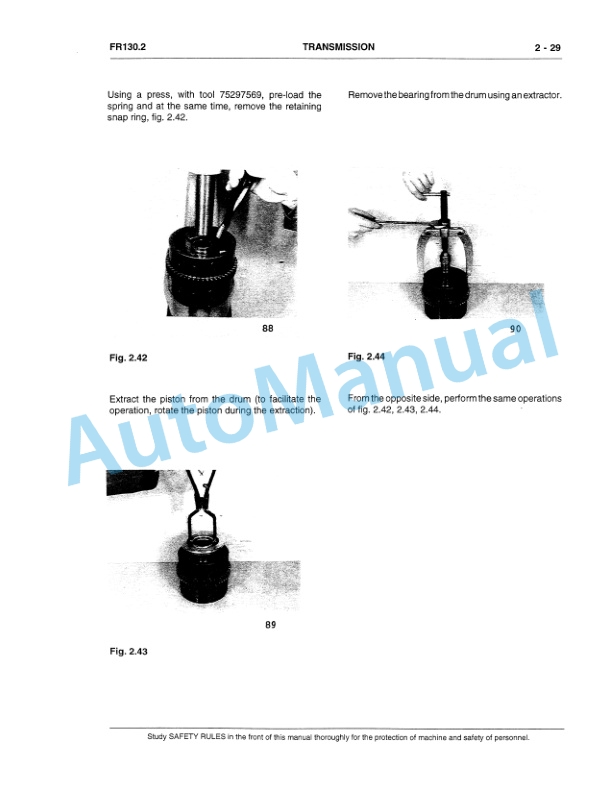 Alternative view of Fiatallis FR130.2 Wheel Loader Service Manual 60402205