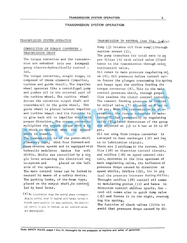 Fiatallis FR15 Transmission Service Manual 60406415-2