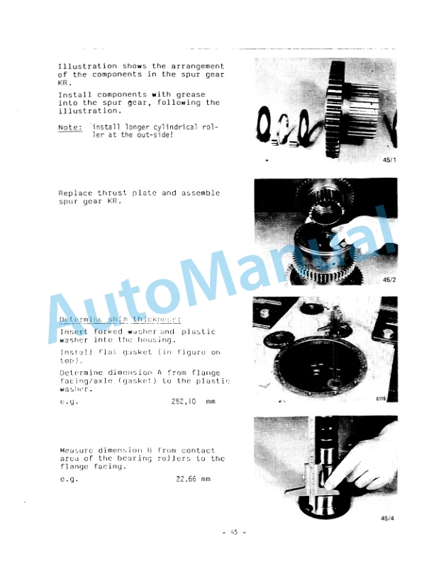 Fiatallis FR15 Transmission Service Manual 60406415-5