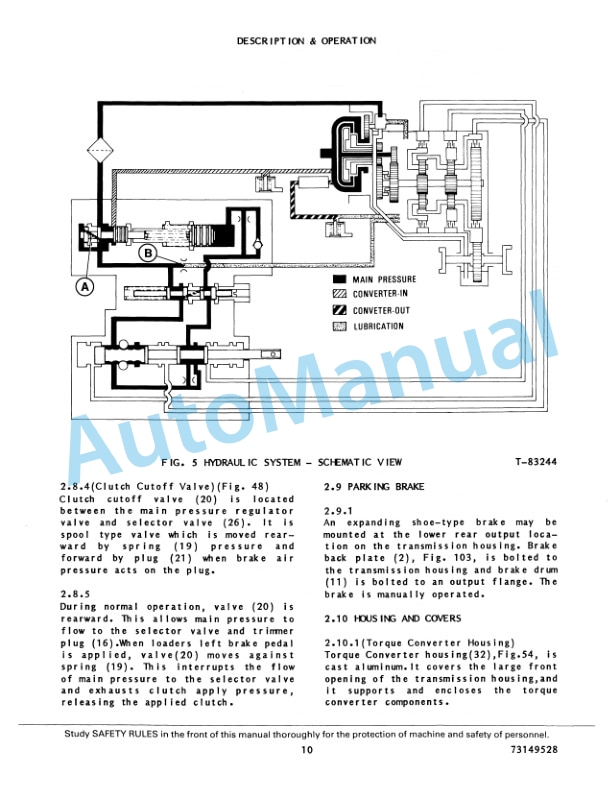 Alternative view of Fiatallis FR15 Wheel Loader Service Manual 73149528