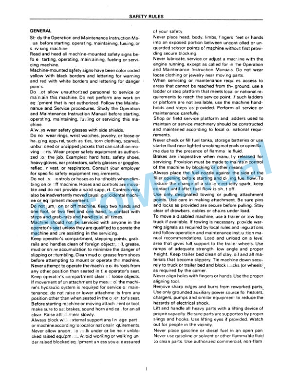 Alternative view of Fiatallis FR20B, FR20 Transmission Service Manual 60406419