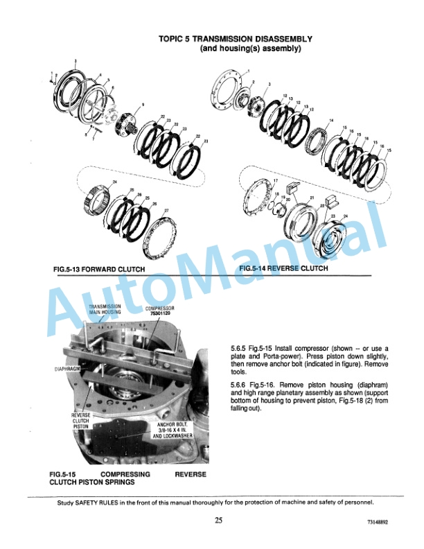 Fiatallis FR35 Wheel Loader Service Manual 73148892-4