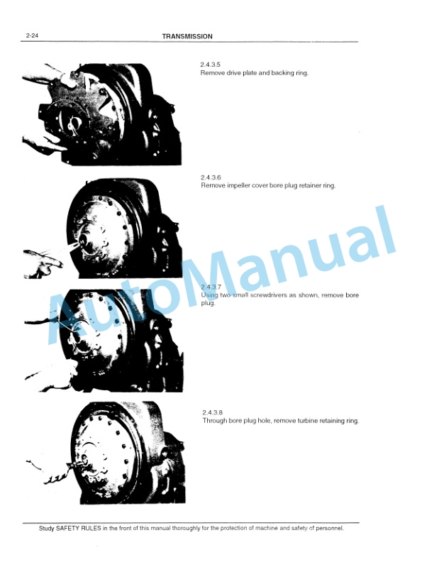 Alternative view of Fiatallis FR70 Wheel Loader Service Manual 60402201