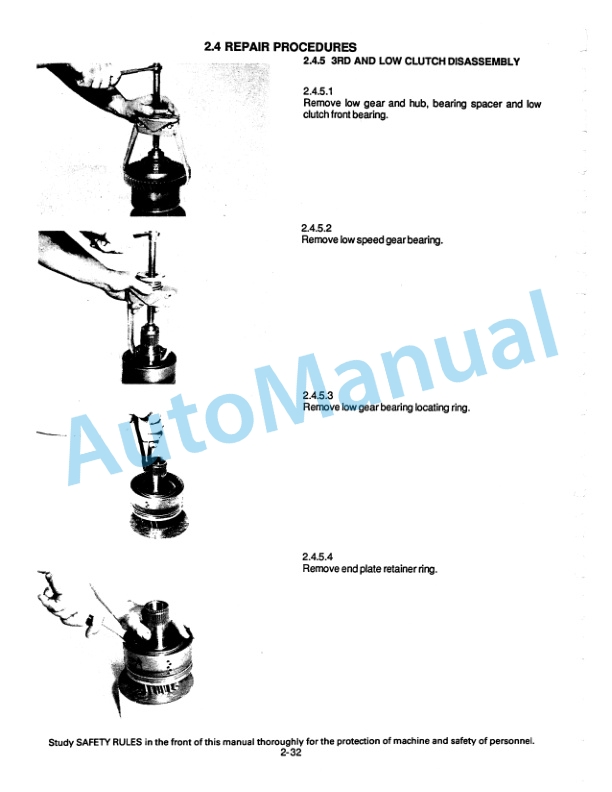 Alternative view of Fiatallis FR9B, FR9C, FR90 Wheel Loader Service Manual 73154837