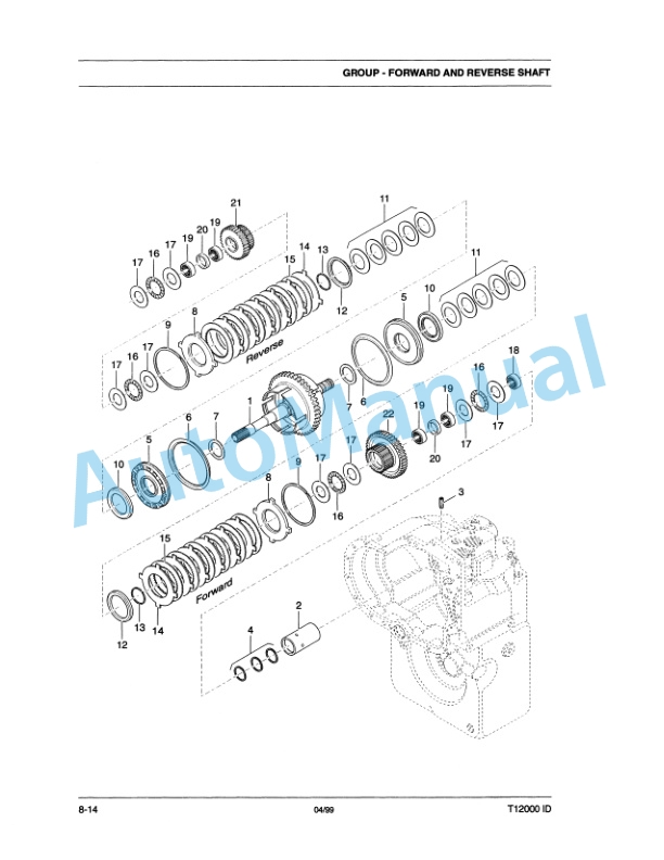 Alternative view of Fiatallis FT110 Service Manual 75128707