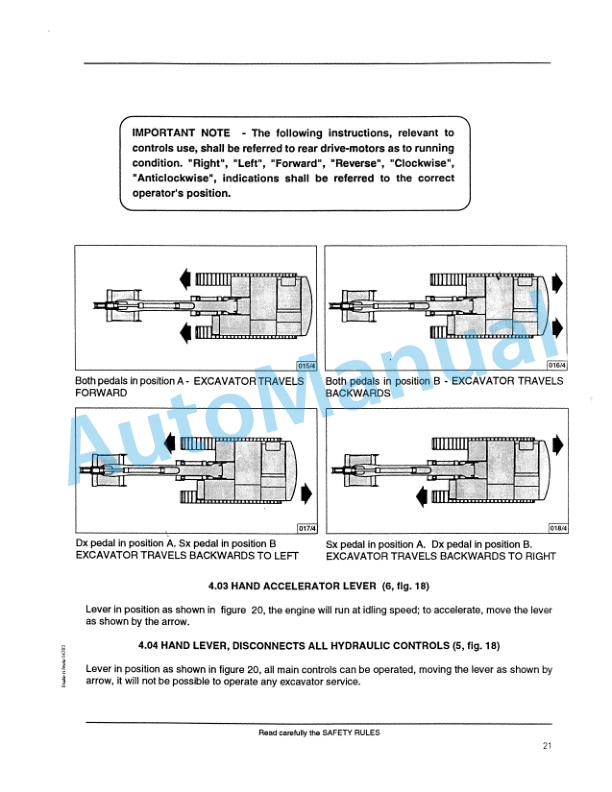 Fiatallis FX220LC Crawler Excavator Operation and Maintenance Manual 59822020 3 Fiatallis FX220LC Crawler Excavator Operation and Maintenance Manual 59822020 - Image 3