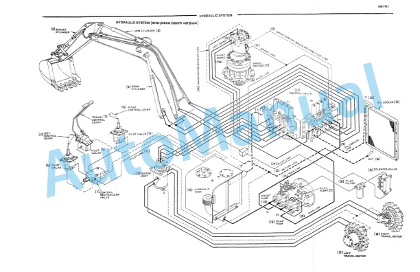 Fiatallis FX250 Crawler Excavator Service Manual 60406757-5